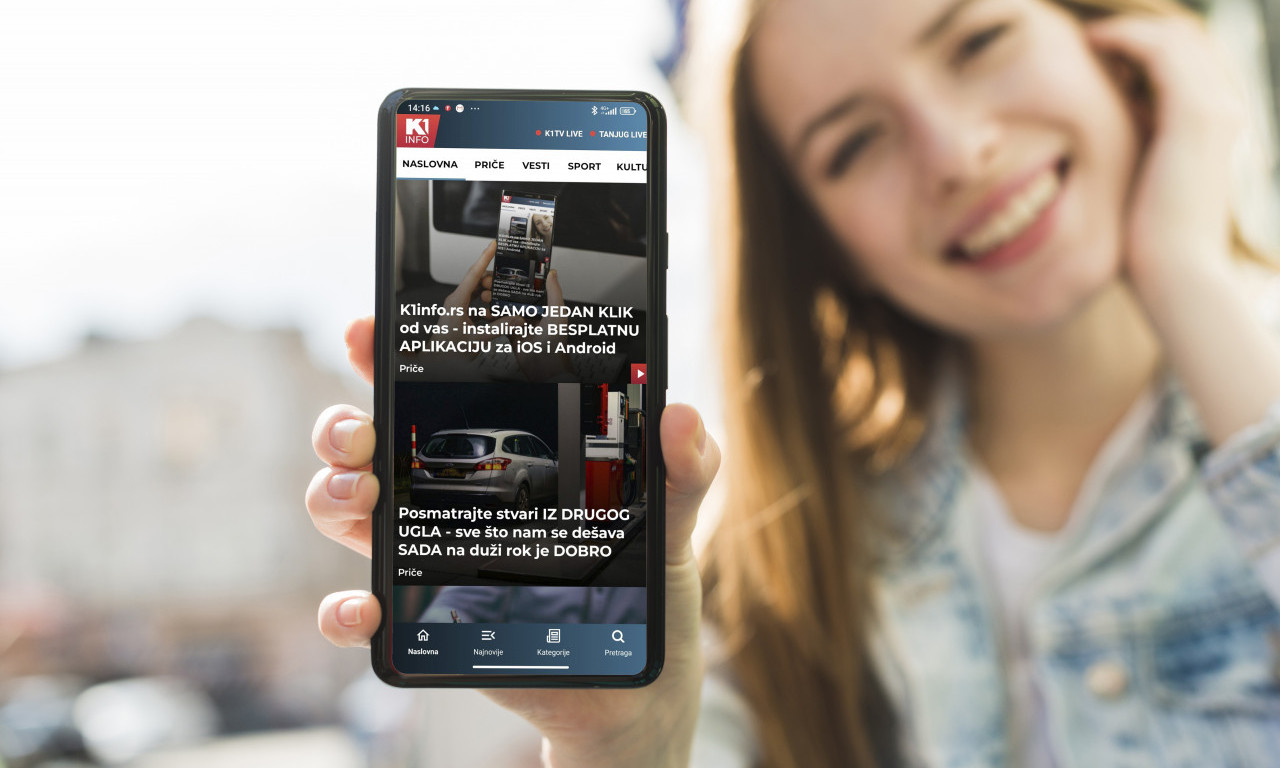 K1info.rs na SAMO JEDAN KLIK od vas - instalirajte BESPLATNU APLIKACIJU za iOS i Android