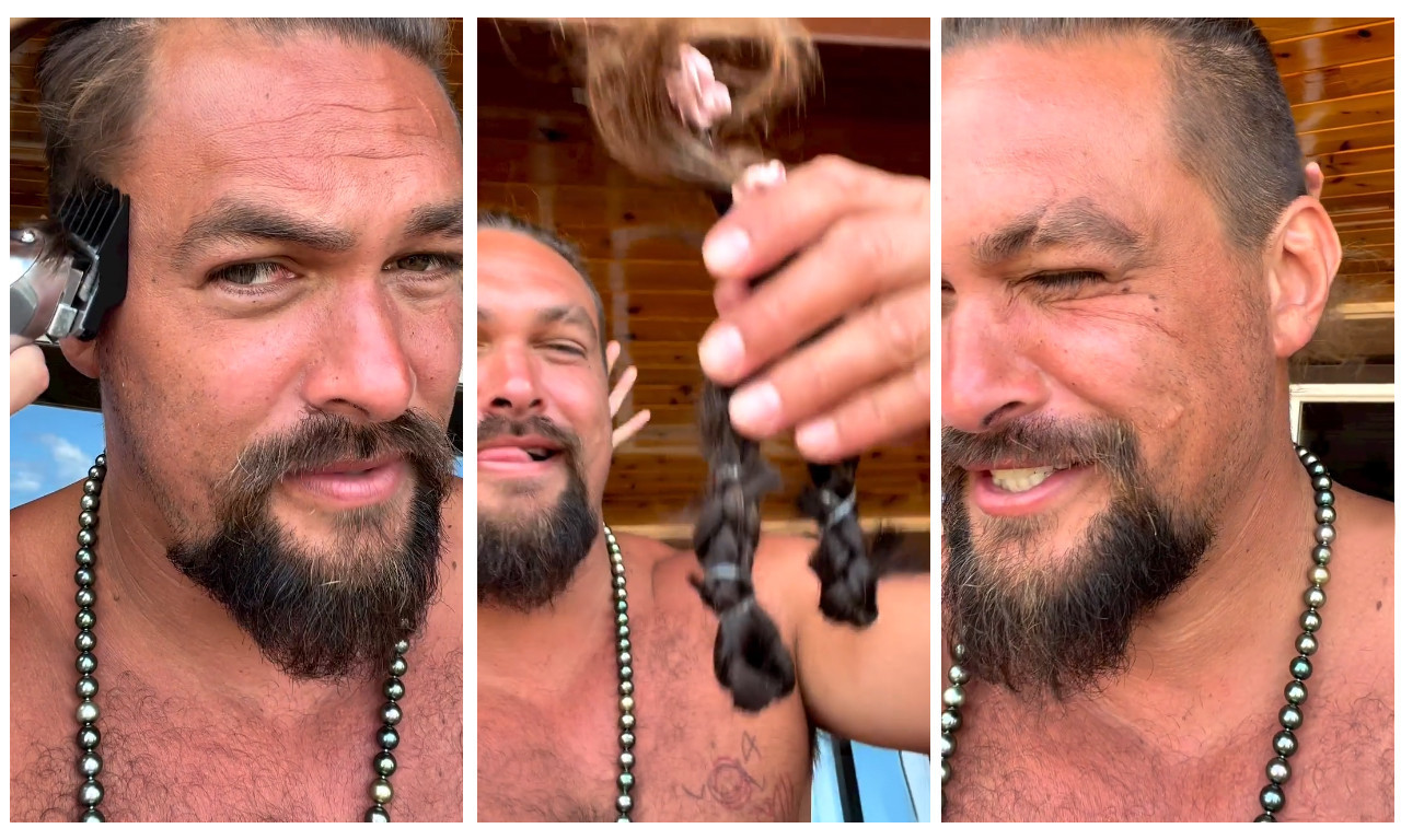 Džejson Momoa će se odreći svojih PLETENICA - ukoliko se vi odreknete PLASTIČNIH ČAŠA