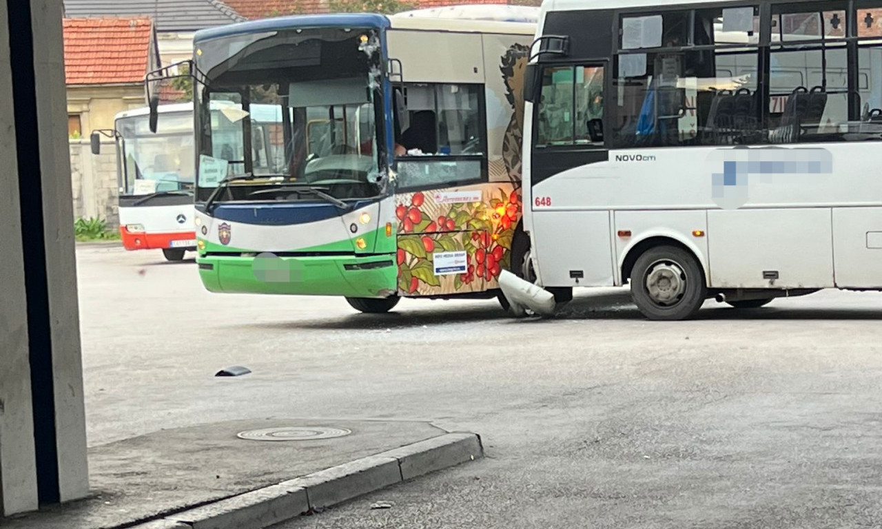 Sudar DVA AUTOBUSA: ČAČANI svedoci neverovatne SAOBRAĆAJNE NEZGODE