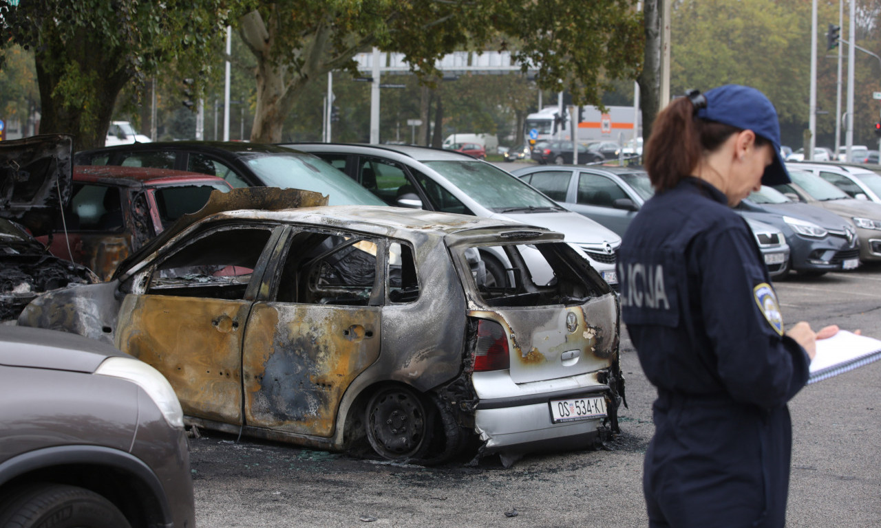 GORELI AUTOMOBILI na parkingu u Zagrebu, čule se i DETONACIJE