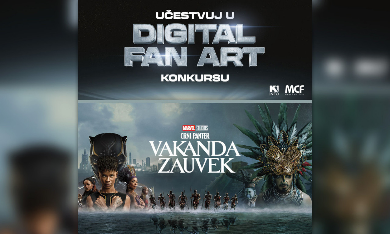 FUN ART konkurs - neka Marvelov CRNI PANTER bude INSPIRACIJA za tvoj NAJBOLJI DIGITALNI ART