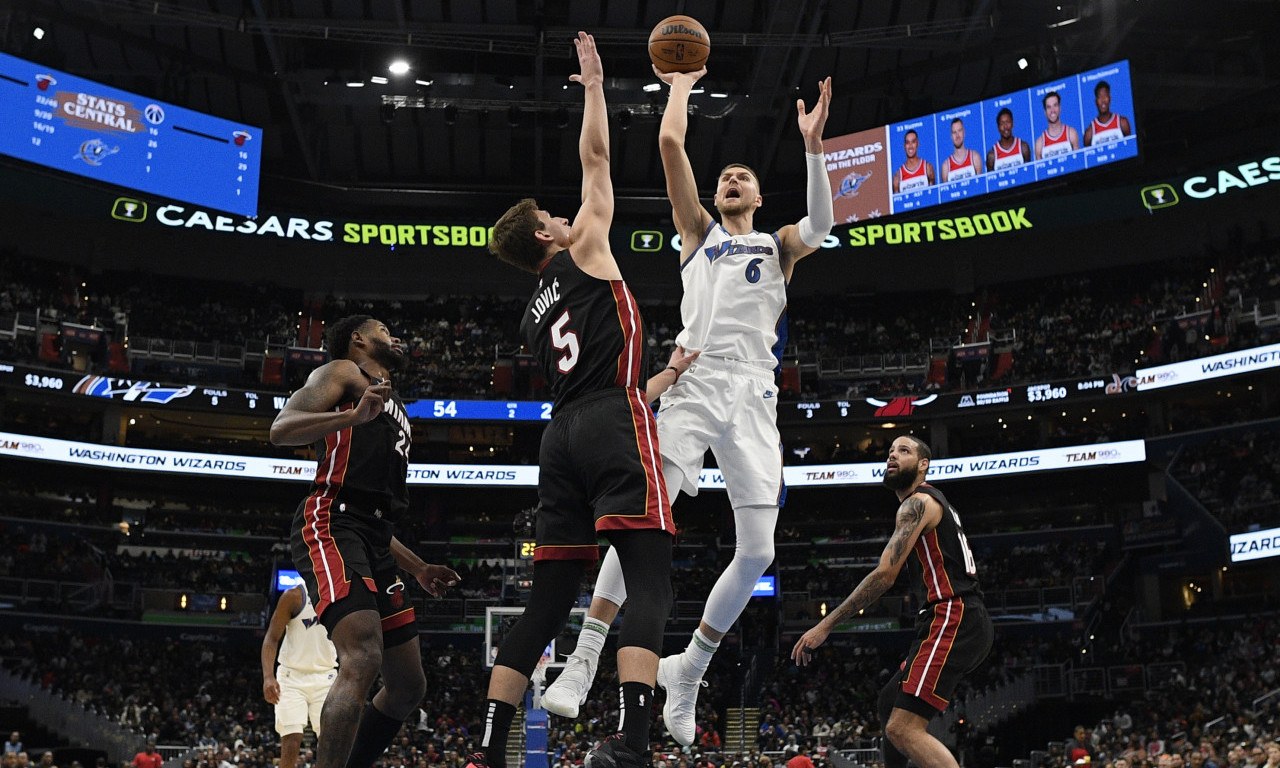 JOVIĆ DOMINIRAO u pobedi Majamija: Pogledajte kakvo je trenutno stanje na NBA TABELI