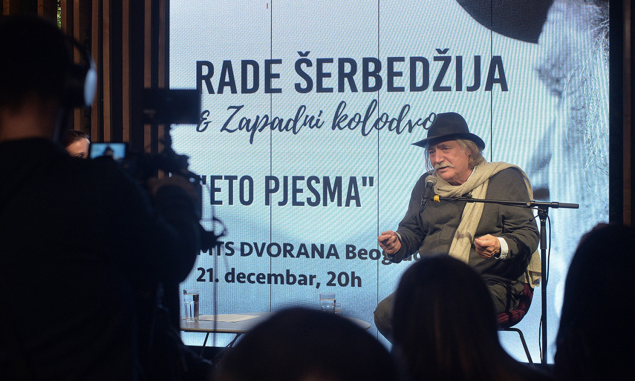 Rade Šerbedžija PRED KONCERTE u Beogradu i Novom Sadu: "Eto pjesma" nosi NEKU LEPU PORUKU