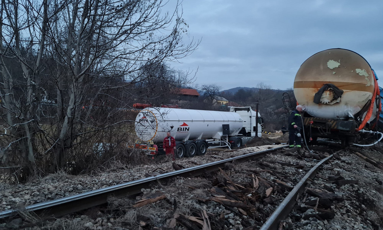 DRAMA KOD ZAJEČARA! Iskliznula VAGON-CISTENA sa sumpornom kiselinom, evo da li ima opasnosti