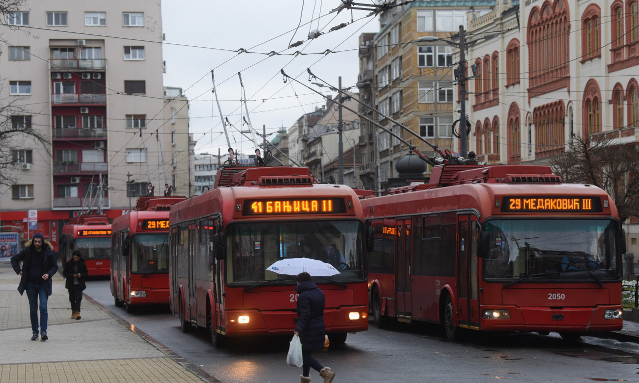 Izmene na TROLEJBUSKIM LINIJAMA zbog kvara: Uvode se AUTOBUSI