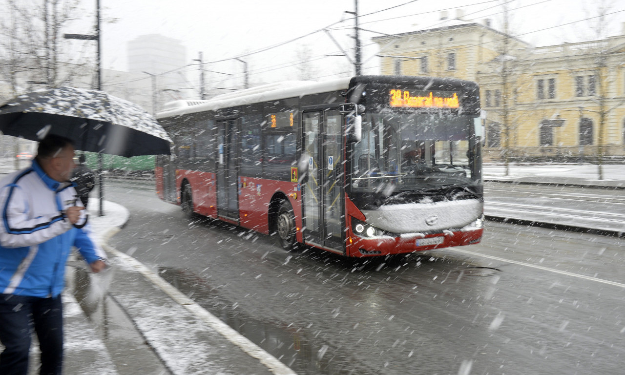 I SNEG I KIŠA I HLADNO I BLJUZGAVO... Danas u Srbiji oblačno, na severu 2, a na jugu Srbije do 12 stepeni