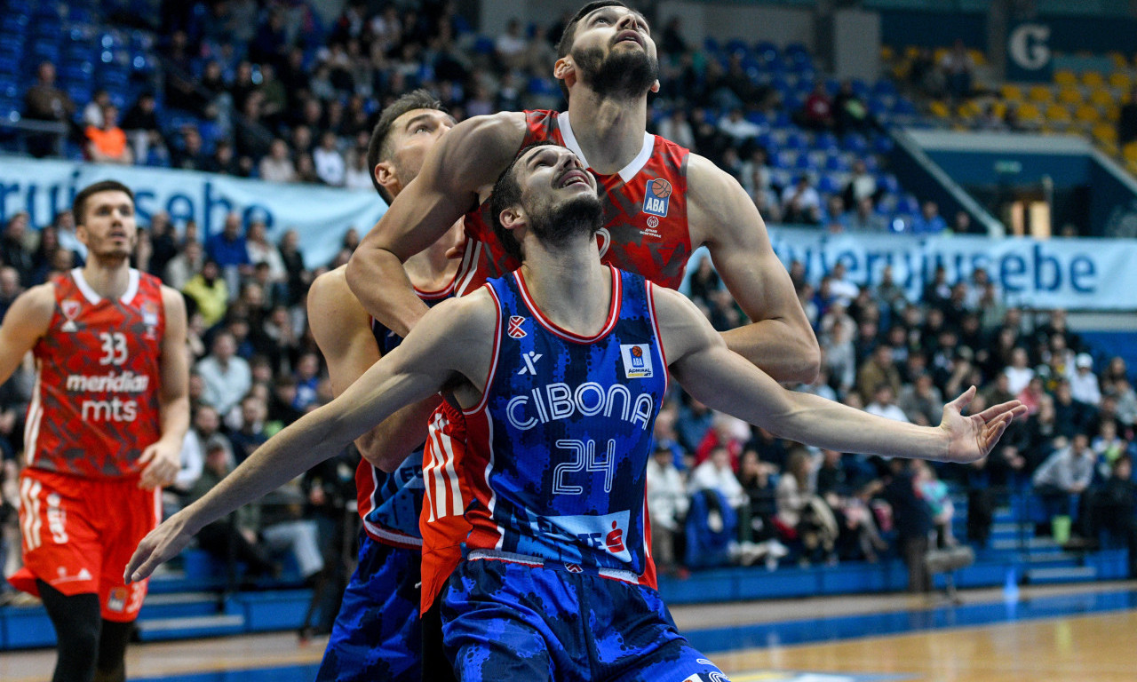 Iznenađenje u ZAGREBU: CRVENA ZVEZDA poražena od CIBONE u 20. kolu ABA lige