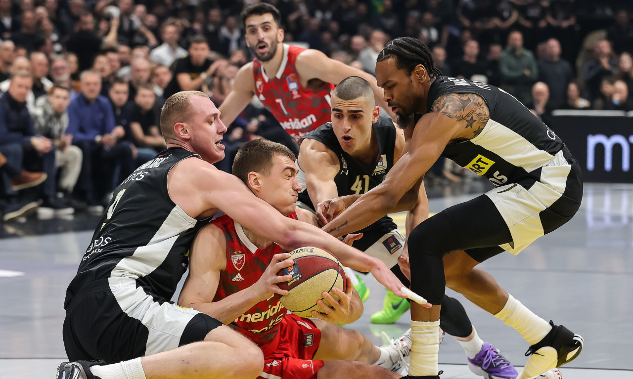 PARTIZAN razbio ZVEZDU posle preokreta: CRNO-BELI silni u DERBIJU