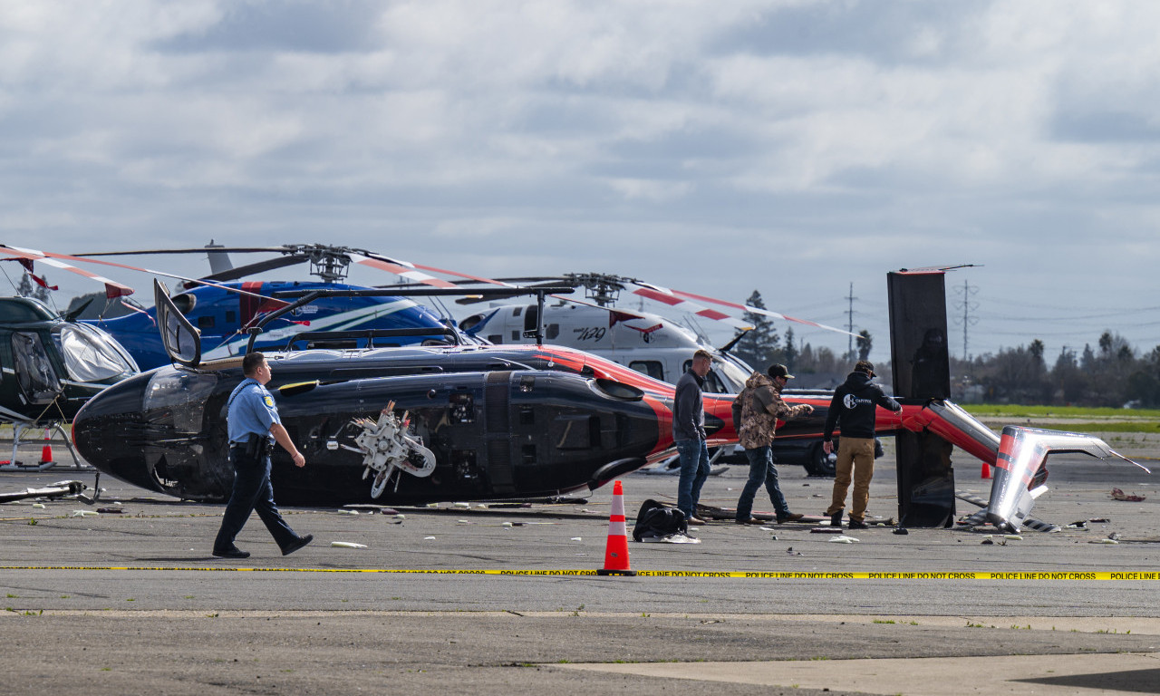 SRUŠIO SE HELIKOPTER NASRED ULICE! Ima mrtvih