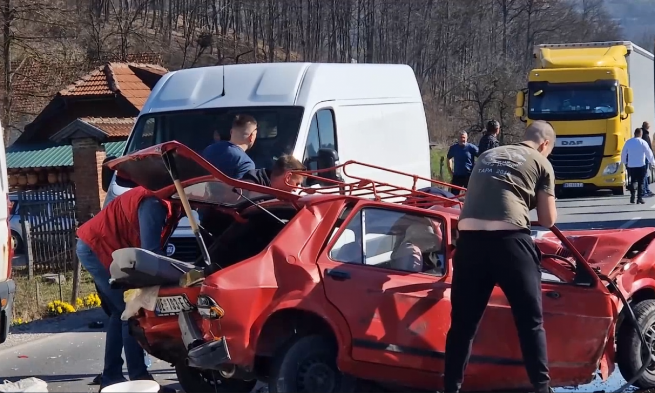 Teška NESREĆA u Uzićima kod POŽEGE: POGINULE dve osobe, jedna TEŠKO povređena