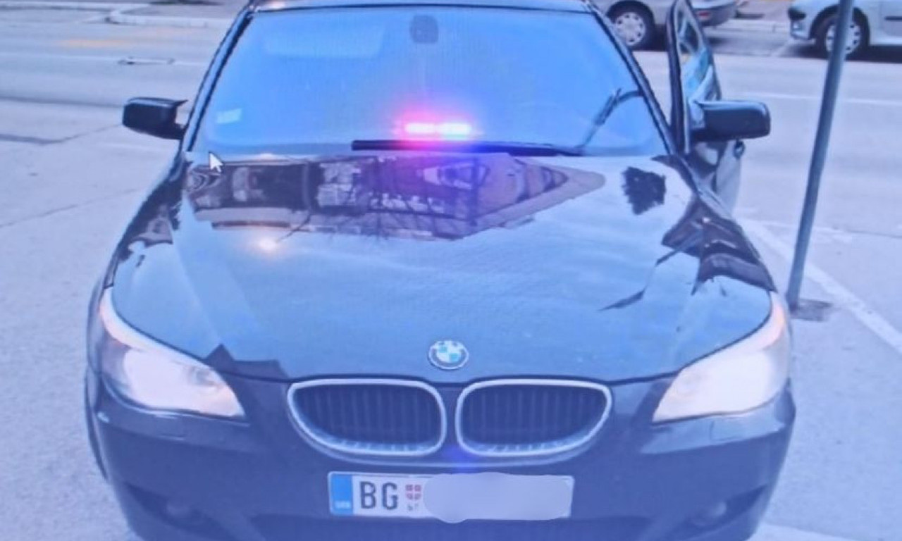 Živeće ovaj narod... GLUMILI PRESRETAČE, policija ih uhvatila i oduzela BMW