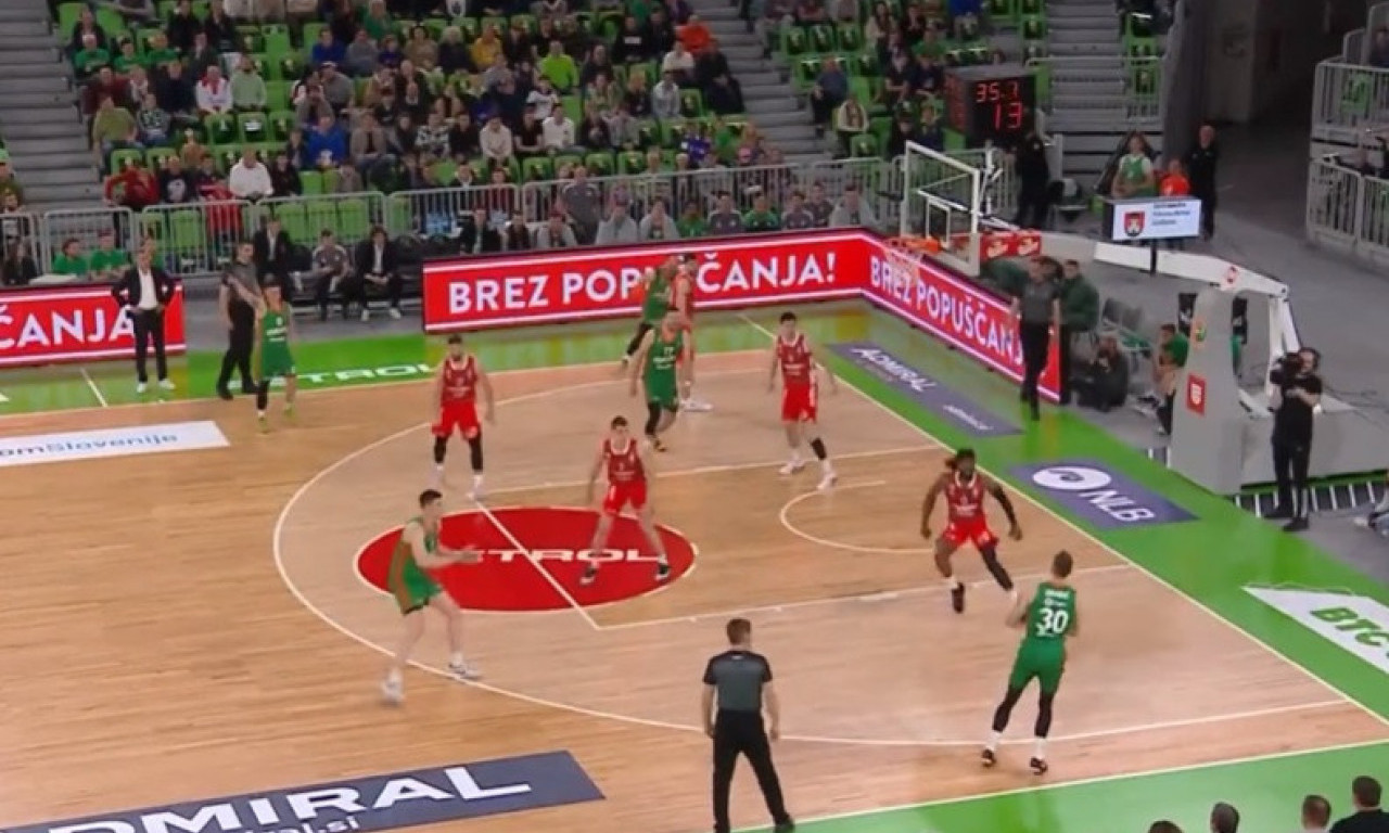 ŠOK u ABA ligi! Cedevita Olimpija savladala Zvezdu!