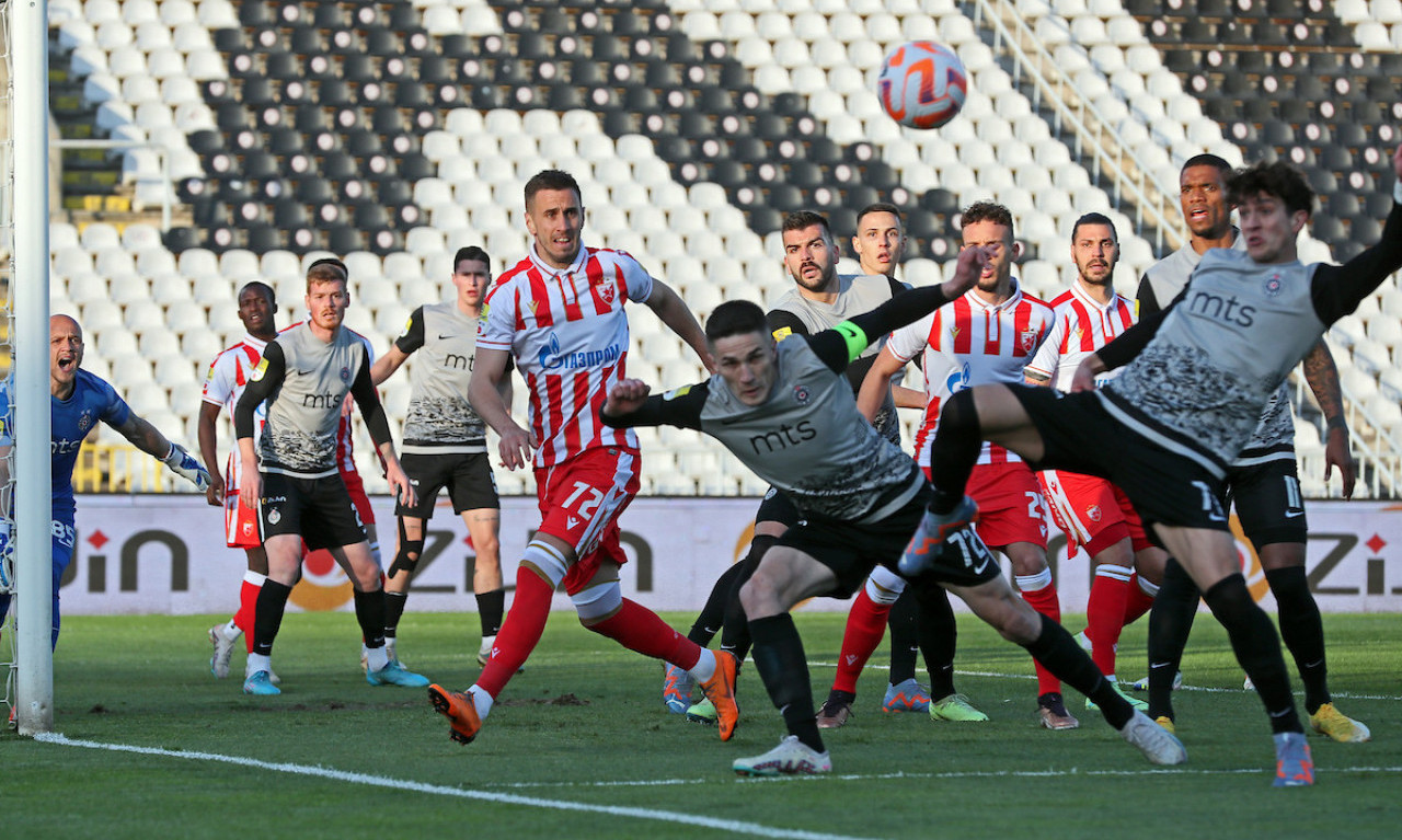 PRAZNE puške u VEČITOM derbiju: 0 navijača, 0 golova - Partizan i Zvezda MIROLJUBIVI u Humskoj