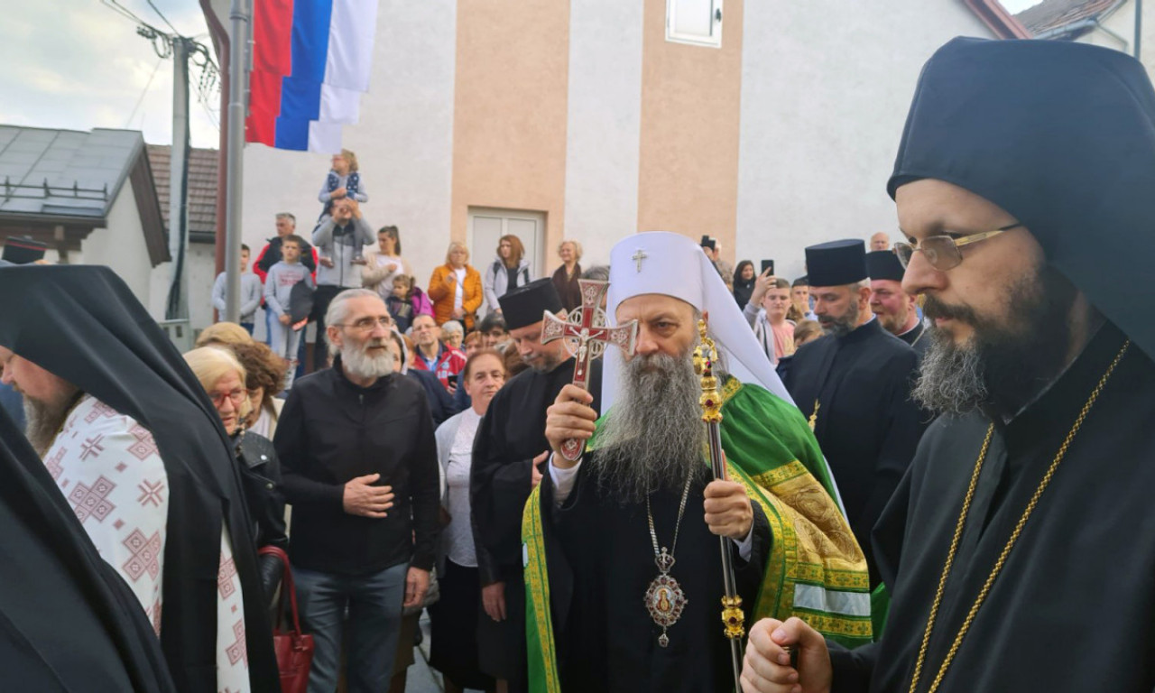 PATRIJARH Porfirije u Mrkonjić Gradu: Tamo gde postoji HRAM BOŽJI, tu i otkrivamo da smo ŽIVI