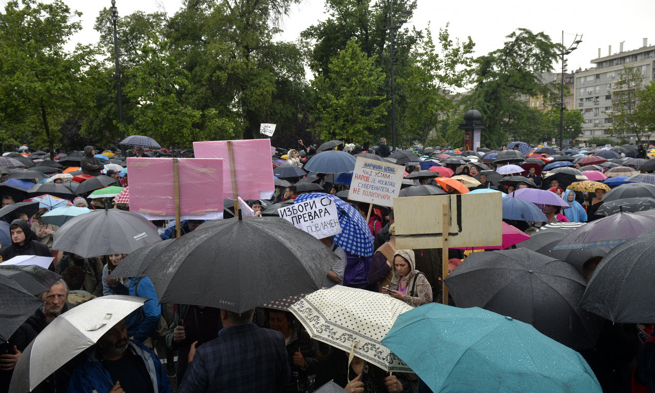 Priznao da je nosio LUTKU Vučića na PROTESTU: Osuđen USLOVNO