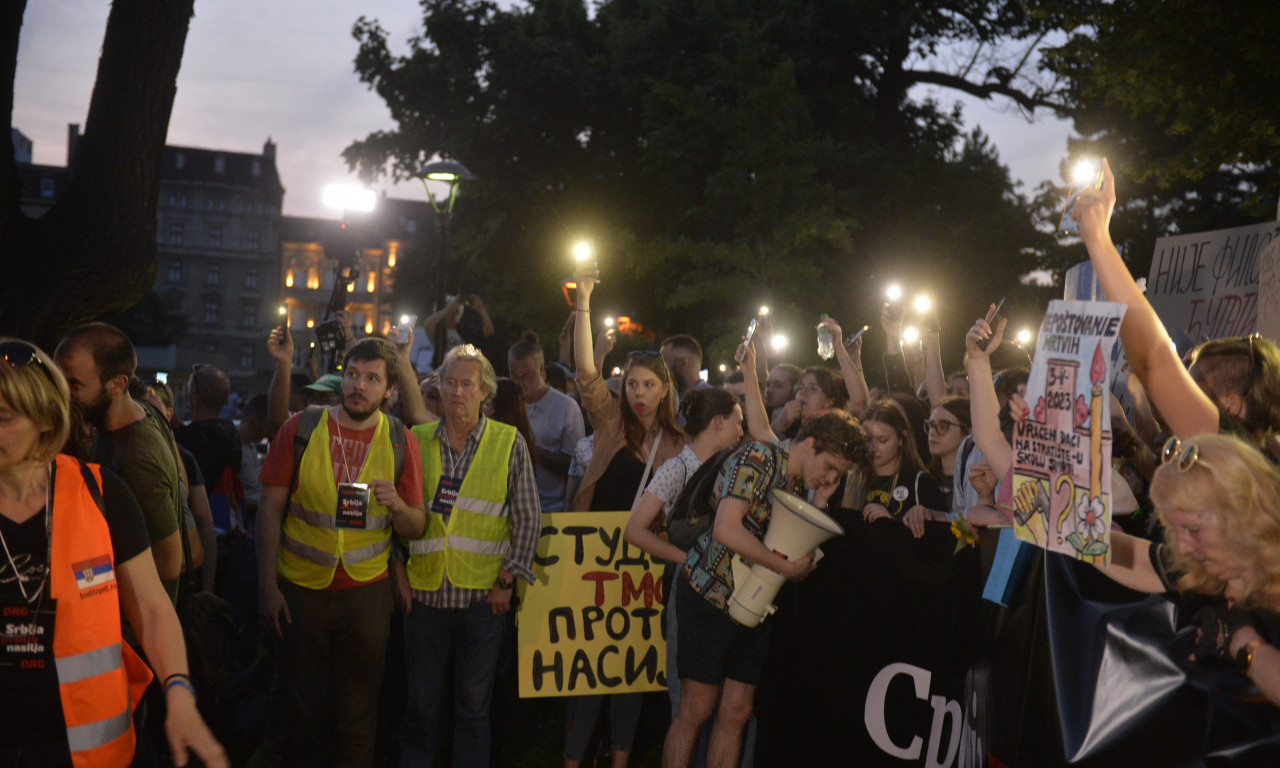 Protest "Srbija protiv nasilja": Studentkinja pozvala građane da se OKUPE PONOVO