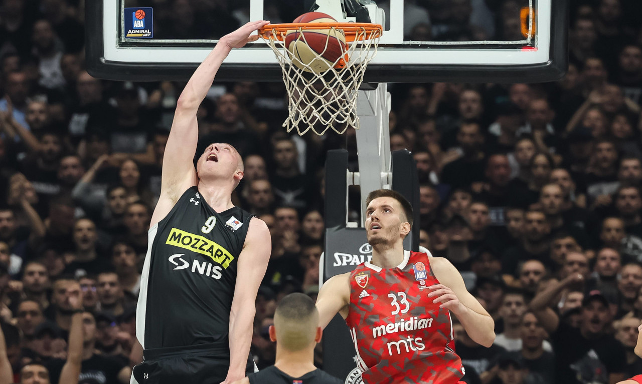 ABA: Večeras Partizan - Crvena zvezda