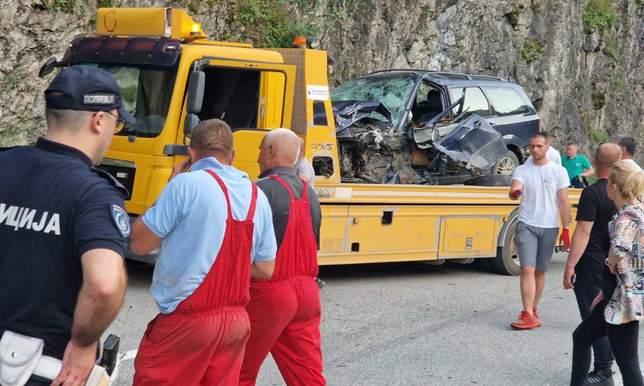 U SUDARU kod Nove Varoši povređeno nekoliko osoba: Usporen saobraćaj