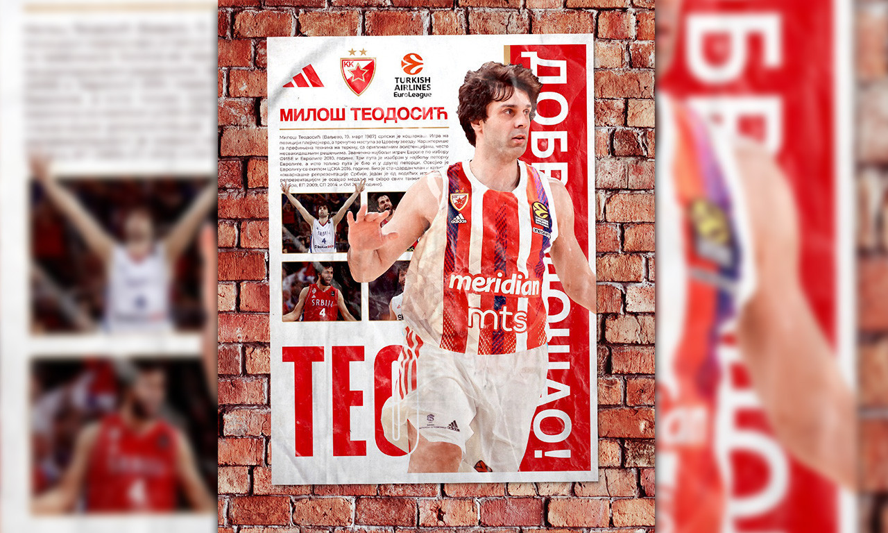 Goreće Arena, klub potvrdio: TEODOSIĆ potpisao za CRVENU ZVEZDU!