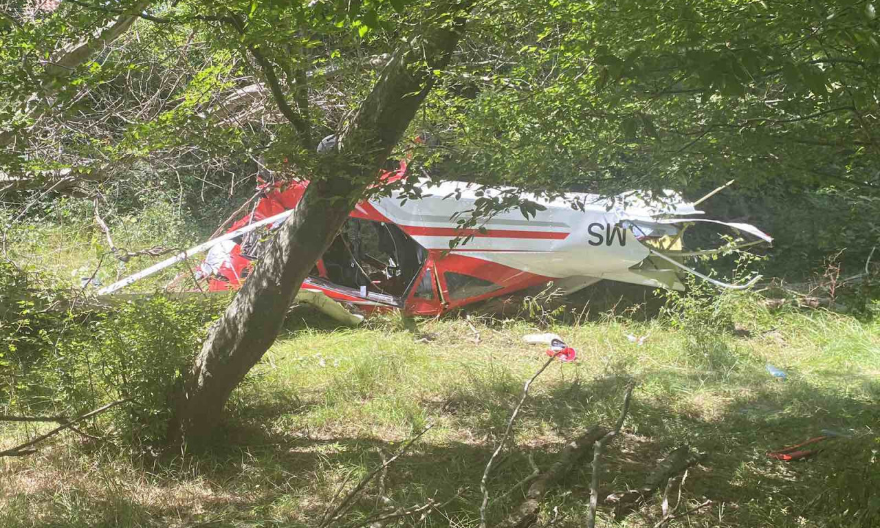 Oglasio se PILOT AVIONA koji je pao u CRNOJ GORI: Izgubio sam kontrolu, MOTOR se ugasio