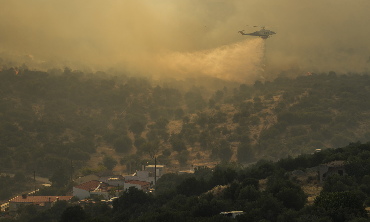 GRČKA opet GORI: POŽARI na Ksantiju i Olimpu