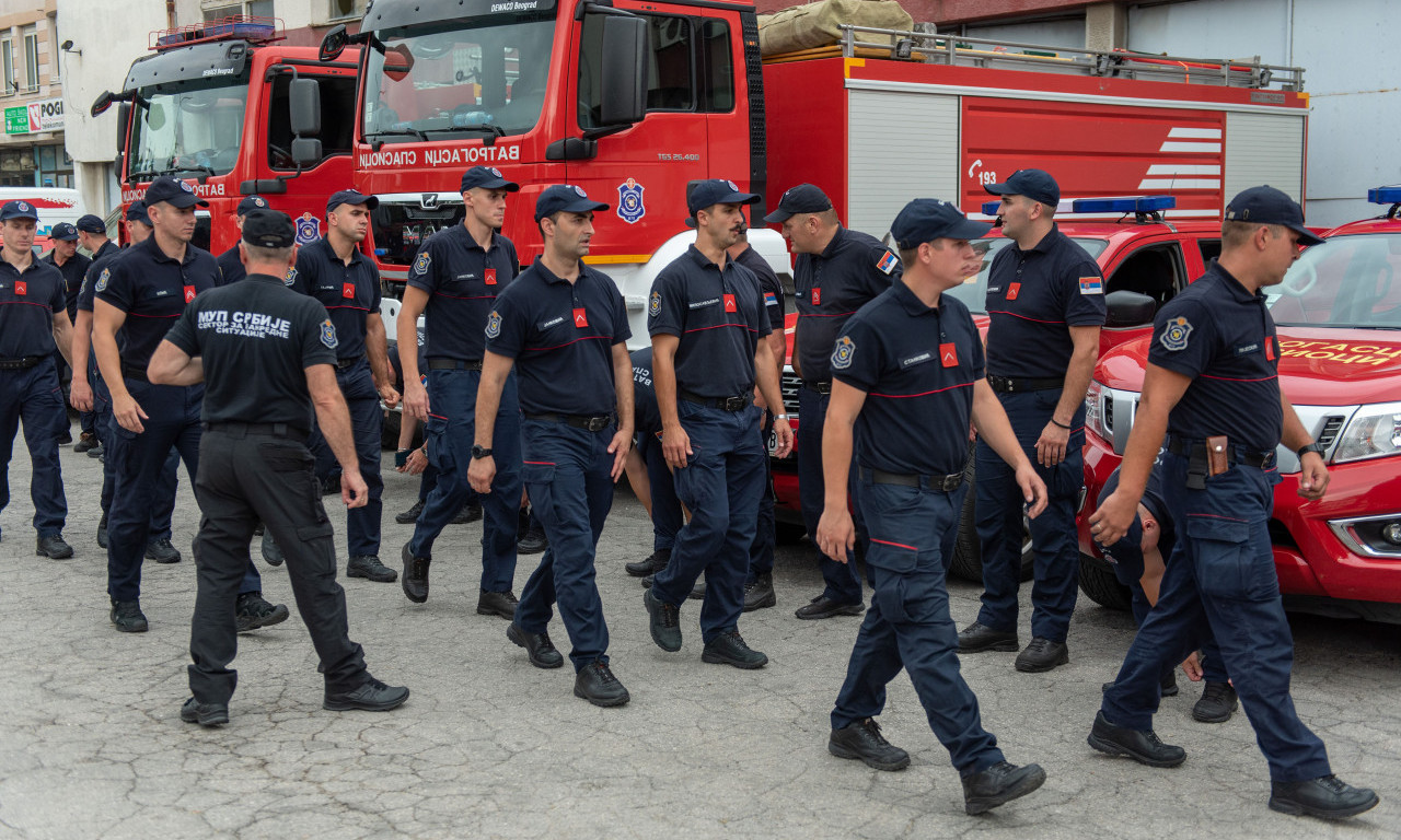 Srpski VATROGASCI krenuli u pomoć GRČKIM kolegama