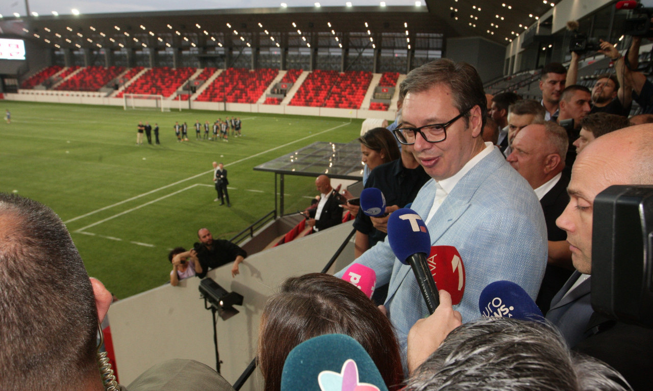 Vučić iz LESKOVCA: Poslednji meč KVALIFIKACIJA za Evropsko PRVENSTVO igraćemo na STADIONU Dubočica