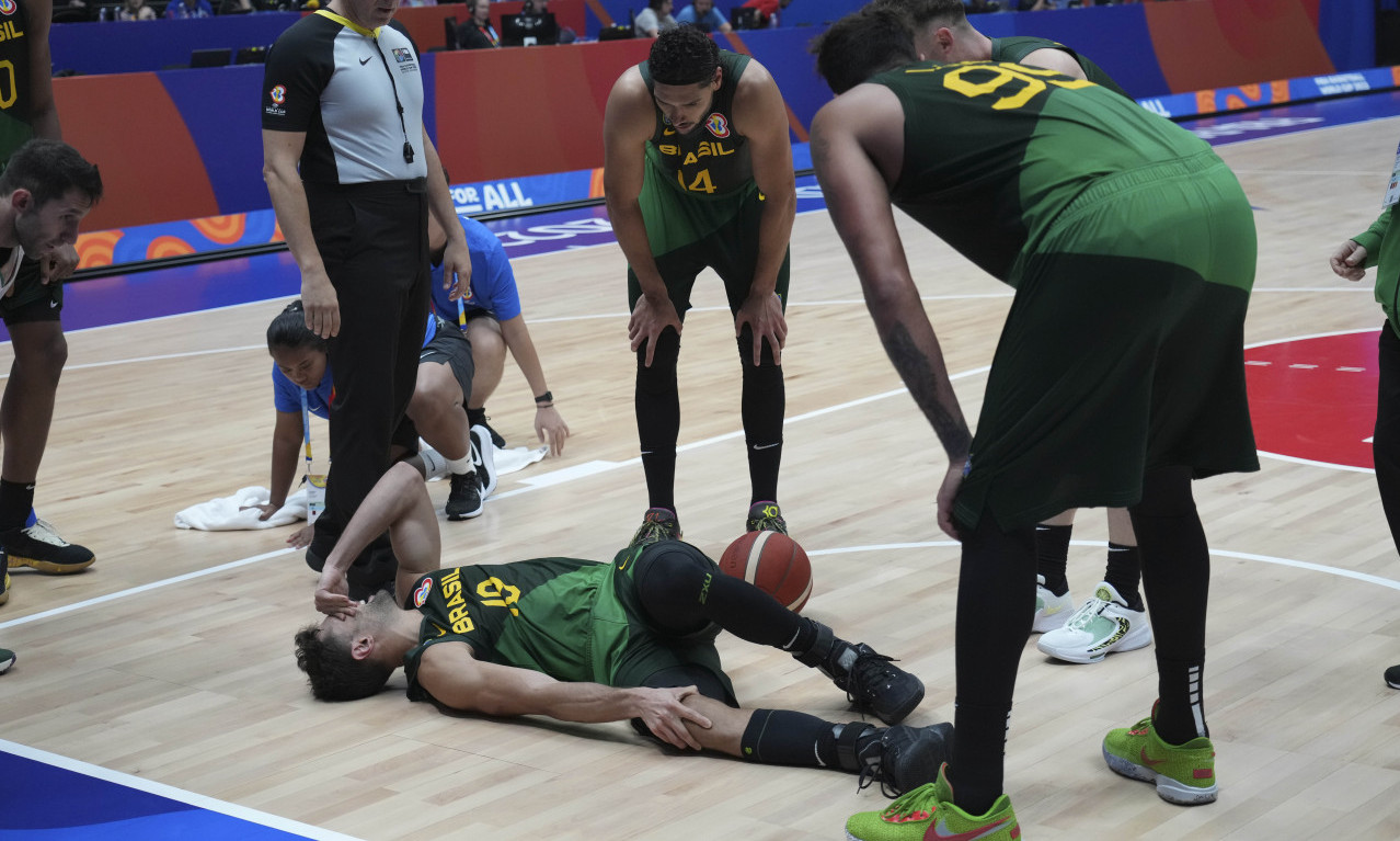 JEZIVA povreda na MUNDOBASKETU: Brazil OSTAO bez VOĐE reprezentacije