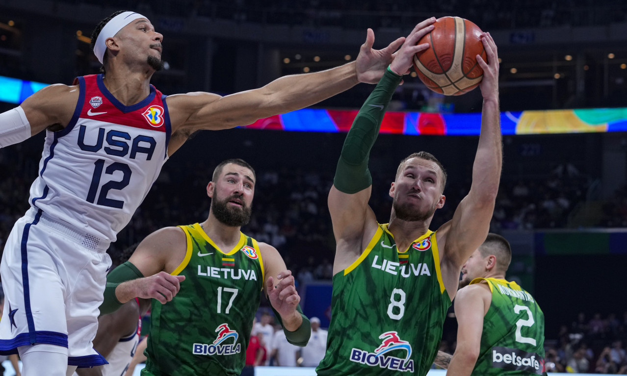 LITVANCI napravili NAJVEĆU SENZACIJU na Mundobasketu - POBEDILI AMERIKANCE i zakazali četvrtfinale sa SRBIJOM