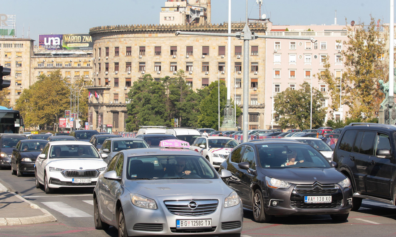 Gužve u saobraćaju na nekoliko lokacija u centru prestonice: Oboren pešak u Šumatovačkoj!