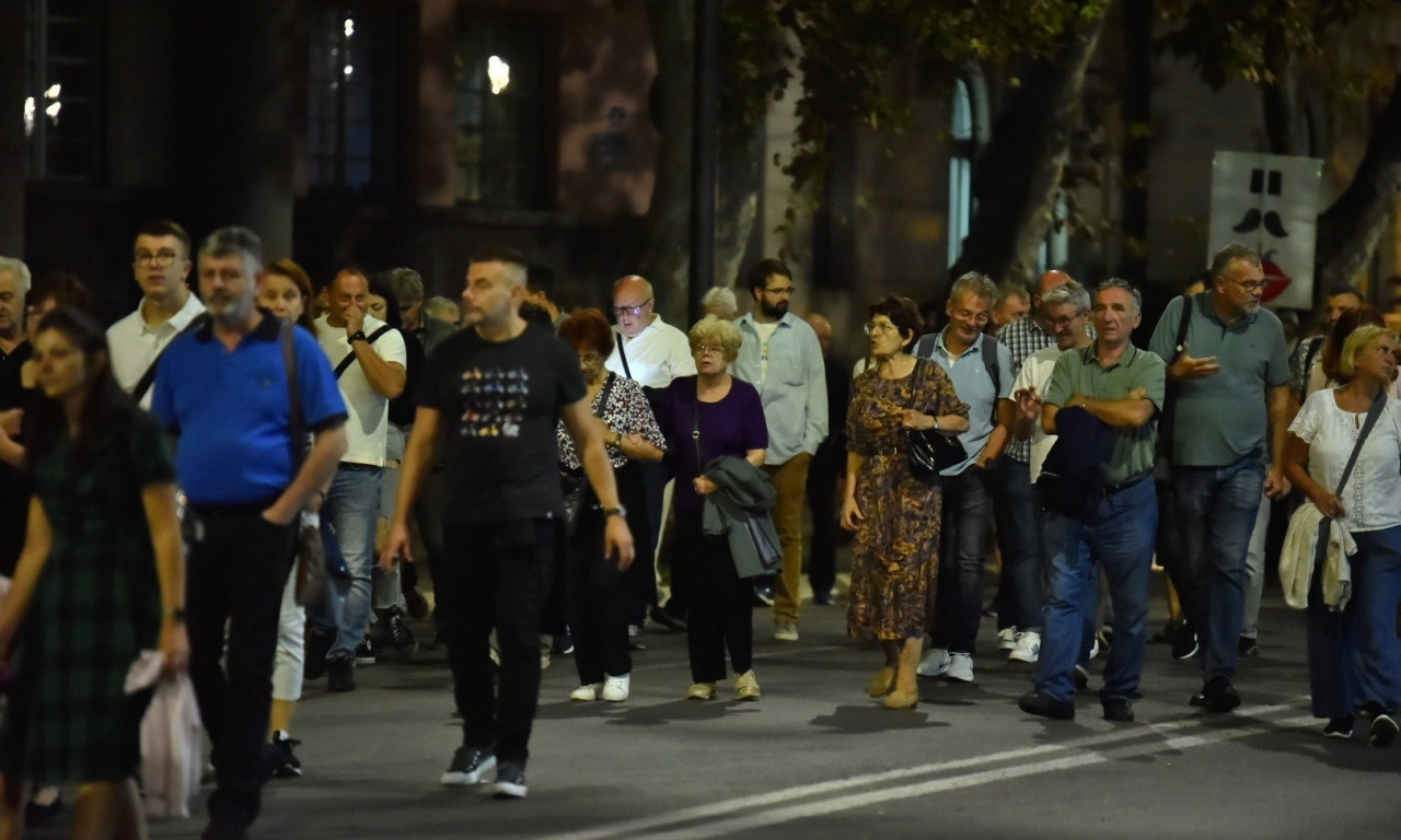 U NIŠU održan PROTEST dela opozicije "Srbija protiv nasilja"