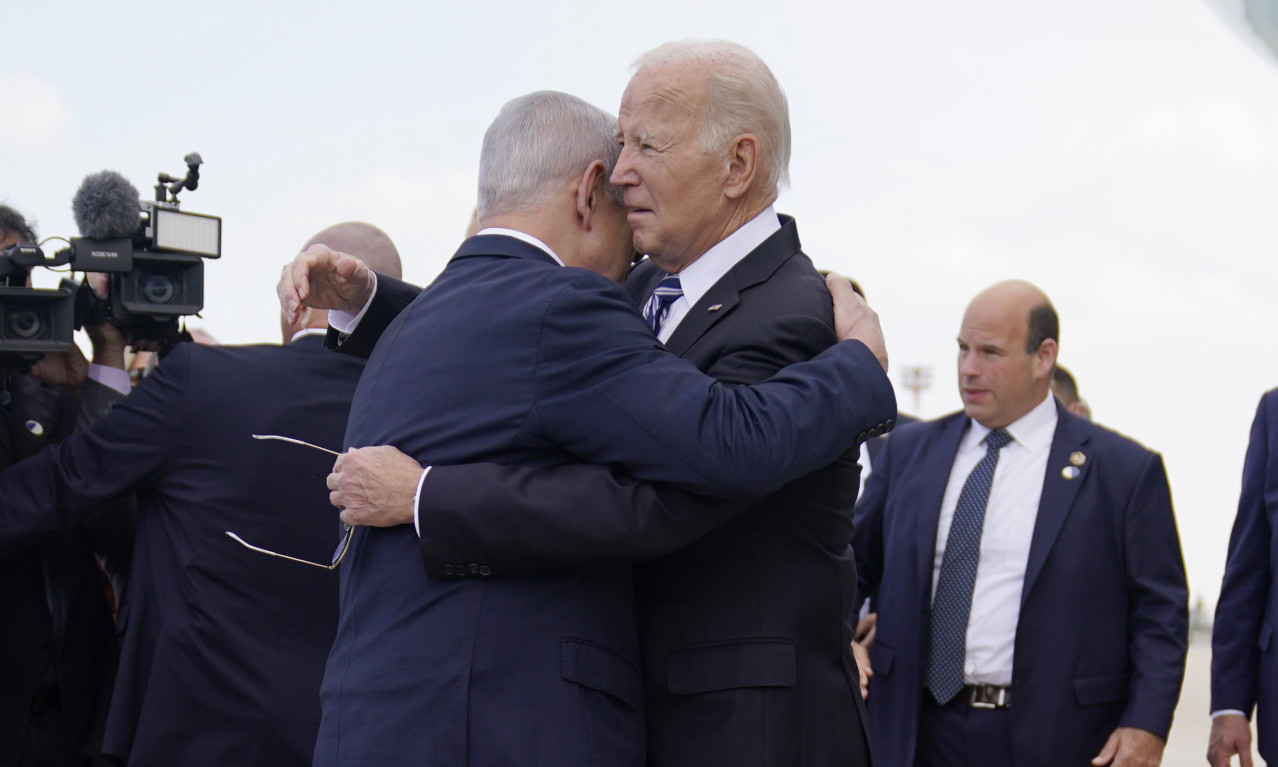 BAJDEN STIGAO u Izrael, IZGRLIO NETANIJAHUA I HERCOGA na aerodromu