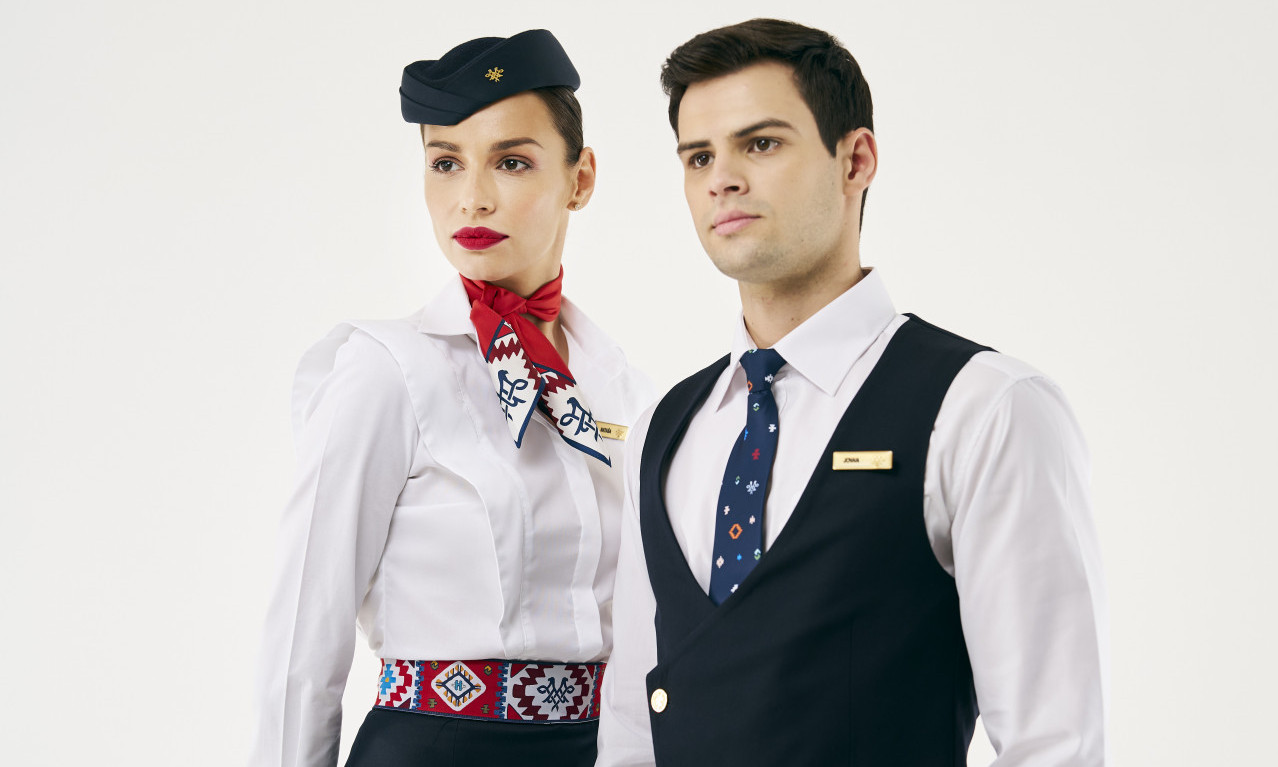 Posada u AIR SERBIA blista u NOVIM UNIFORMAMA: Spoj TRADICIONALNIH i MODERNIH motiva