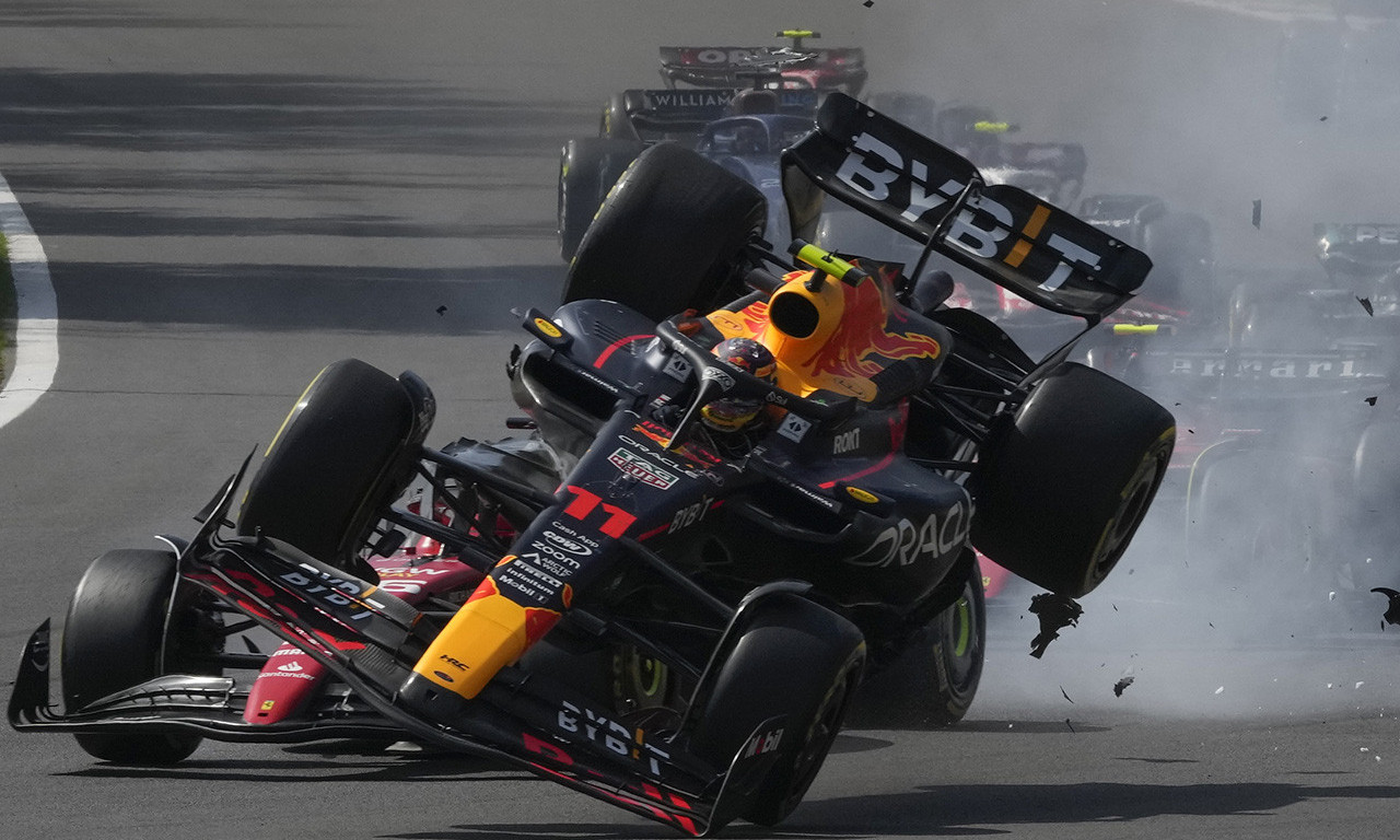 F1: Trka PRIVREMENO prekinuta u PRVOM krugu zbog INCIDENTA!