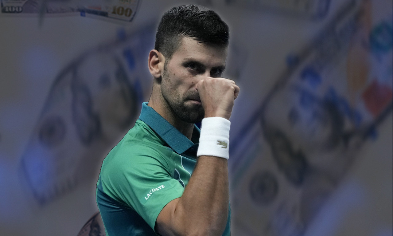 NOLE DOMINIRA, ali ne samo sa TROFEJIMA! Evo koliko NOVCA je ĐOKOVIĆ zaradio u karijeri i koliko beži NADALU i FEDERERU