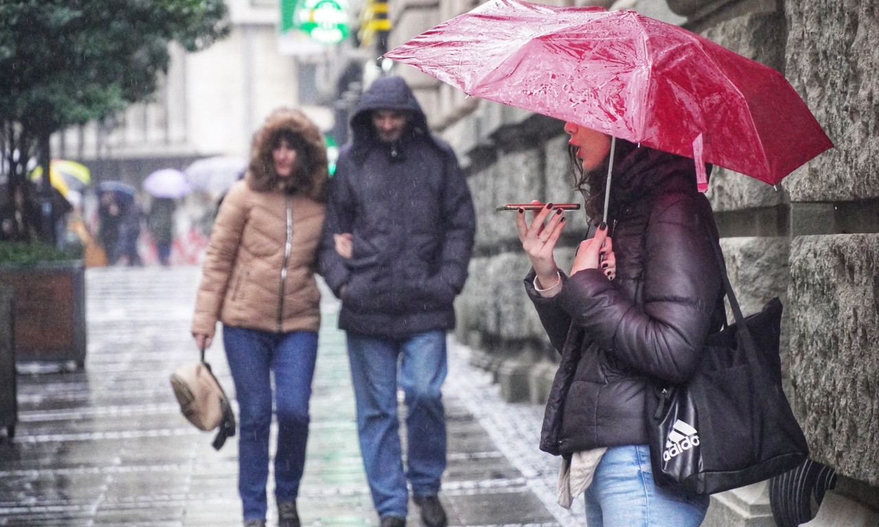 Danas kišovito, ali i dalje TOPLO za ovo doba godine: Za vikend SNEG moguć i u nižim predelima