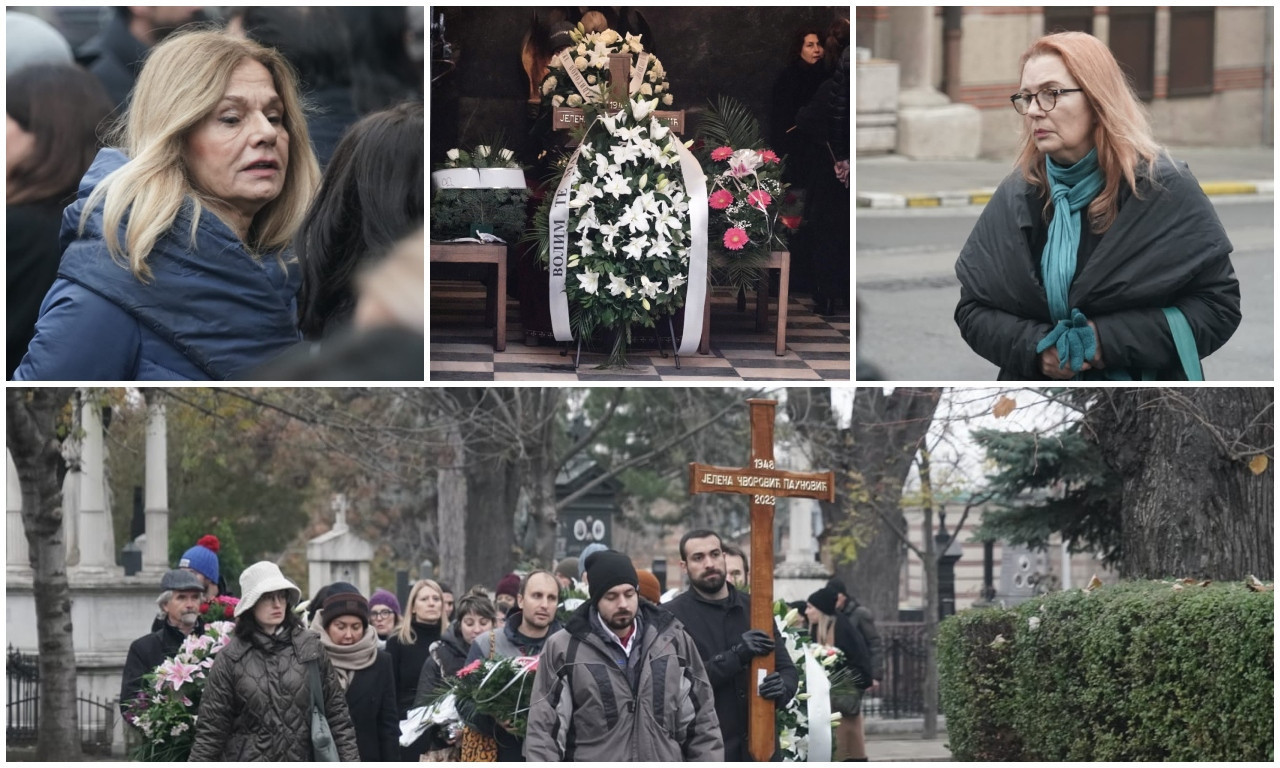 SAHRANJENA glumica koju je Srbija obožavala: Jelena Čvorović ispraćena uz pesmu "Bella Ciao"