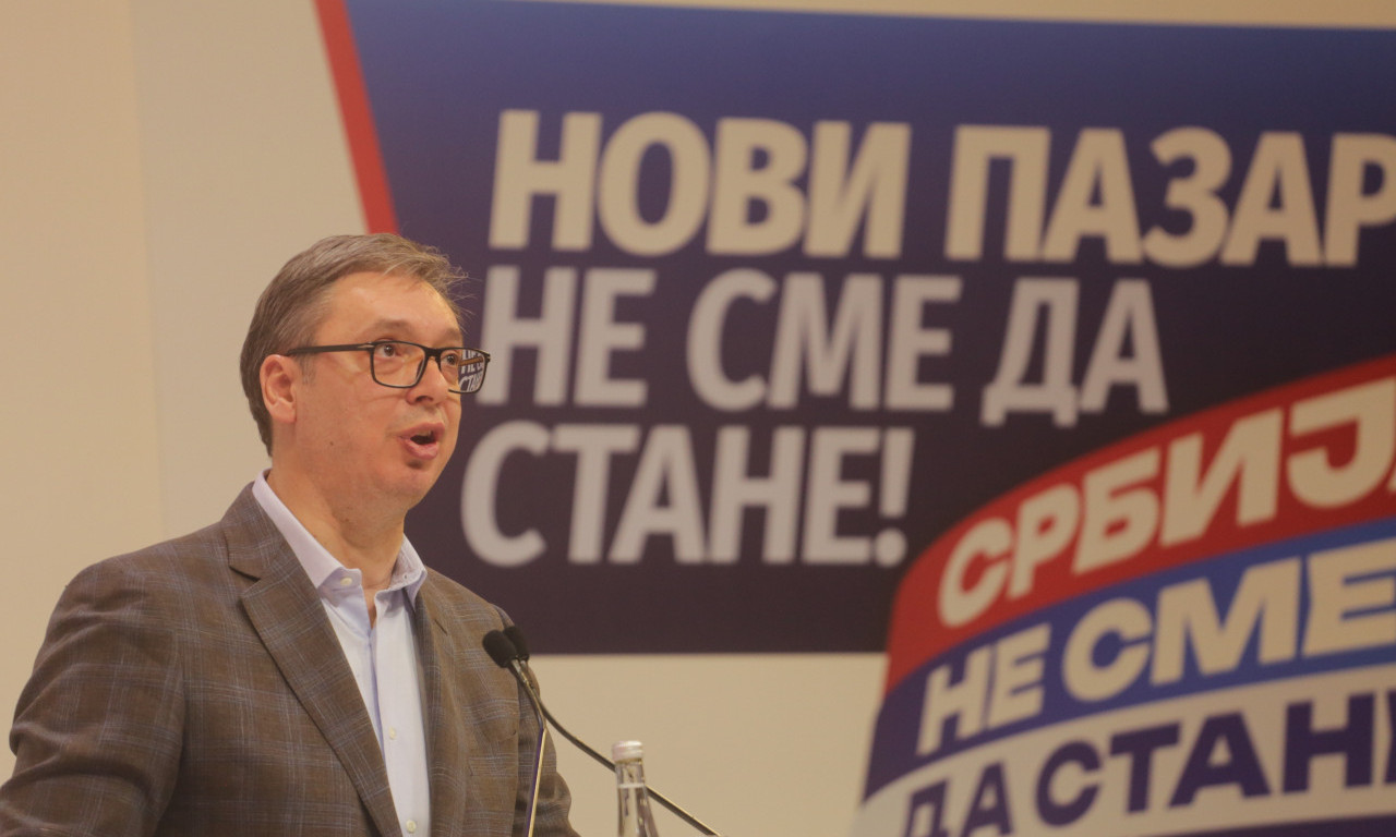 Vučić na PREDIZBORNOM SKUPU "Srbija ne sme da stane": NOVI PAZAR će dobiti jednu od 5 NAJMODERNIJIH BOLNICA u regionu