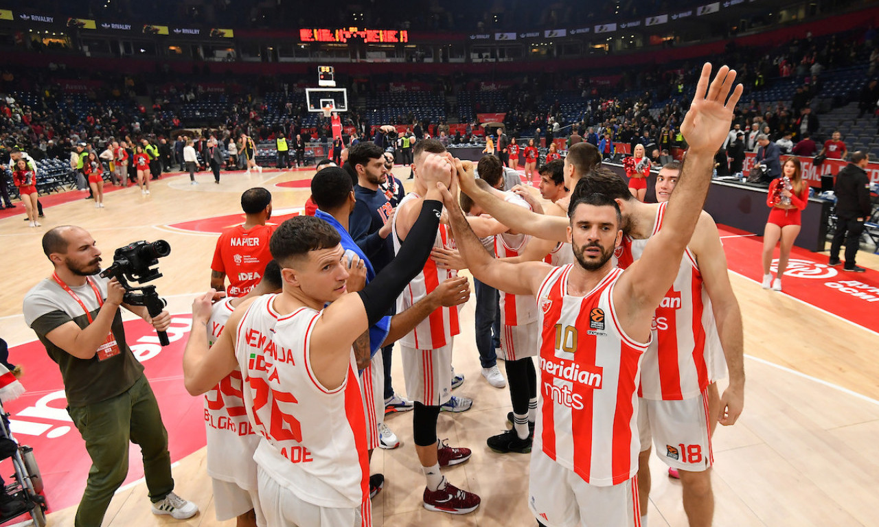 Zvezda odigrala NAJBOLJI meč u sezoni i DOMINANTNO savladala Partizan!