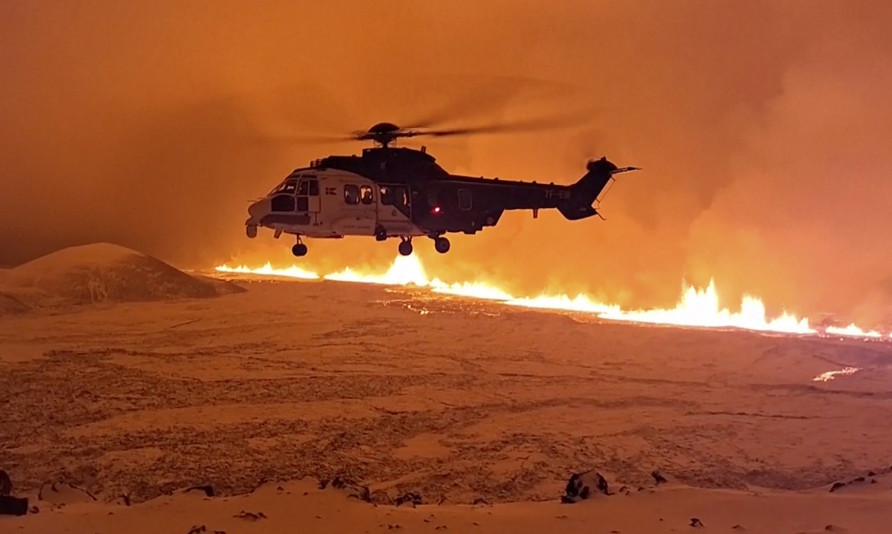 Drama na Islandu NE JENJAVA: Lava teče NEVEROVATNOM BRZINOM, erupcija će TRAJATI 10 DANA