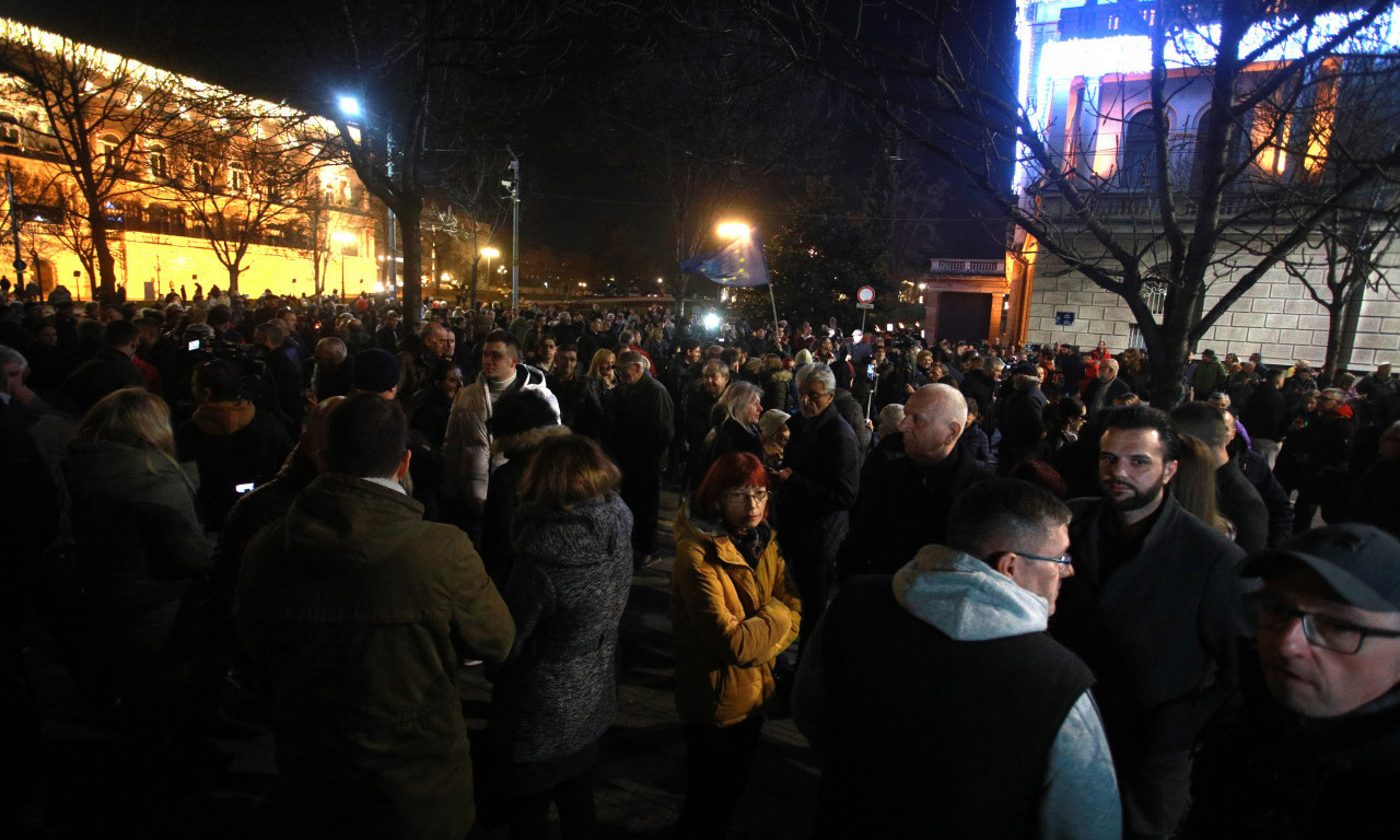 Završen 10. protest koalicije "Srbija protiv nasilja"