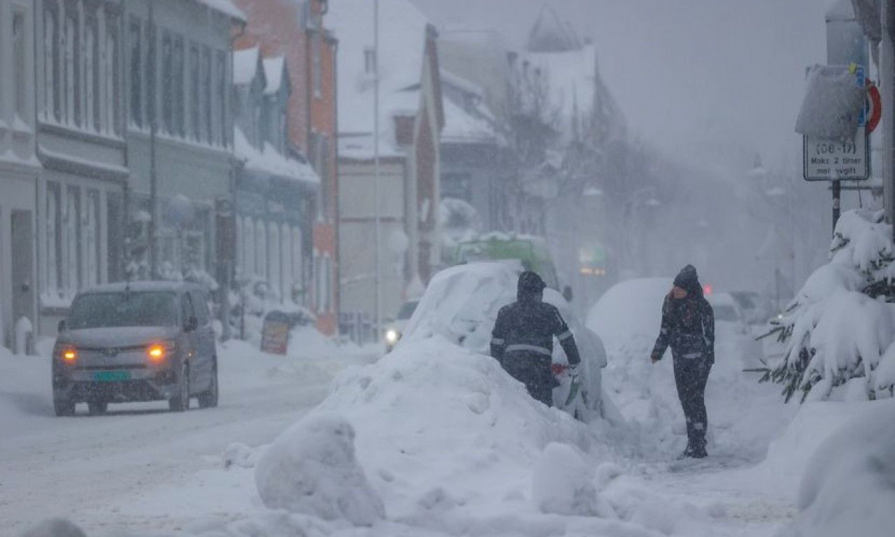 LEDENI TALAS OKOVAO EVROPU! U ovim zemljama temperatura pala na -40!