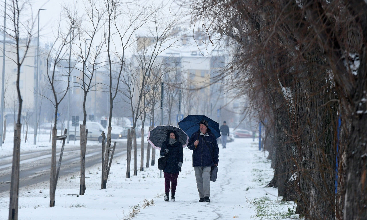 Toplo se obucite! Danas osetno ZAHLAĐENJE, prelazak KIŠE u SNEG