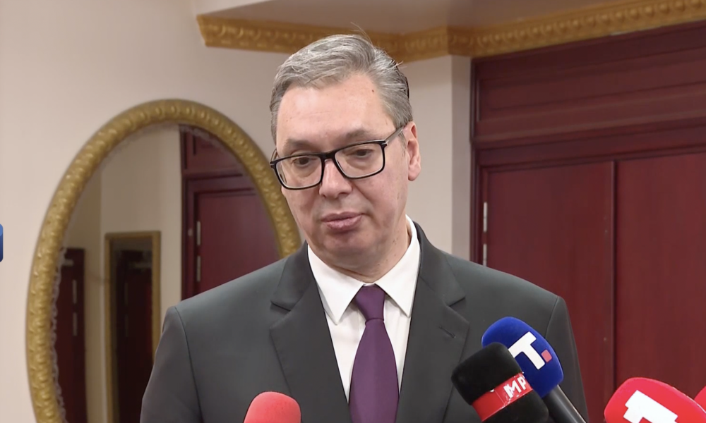 VUČIĆ IZ SKOPLJA: Neke preporuke Evropskog parlamenta su PROTIV INTERESA SRBIJE - traže da se PRIZNA tzv. Kosovo