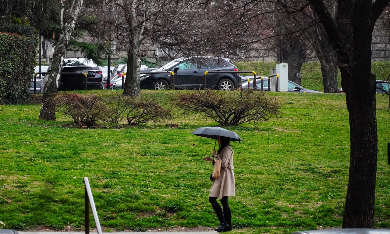 Danas NESTABILNO vreme mestimično sa KIŠOM! A temperatura prava PROLEĆNA