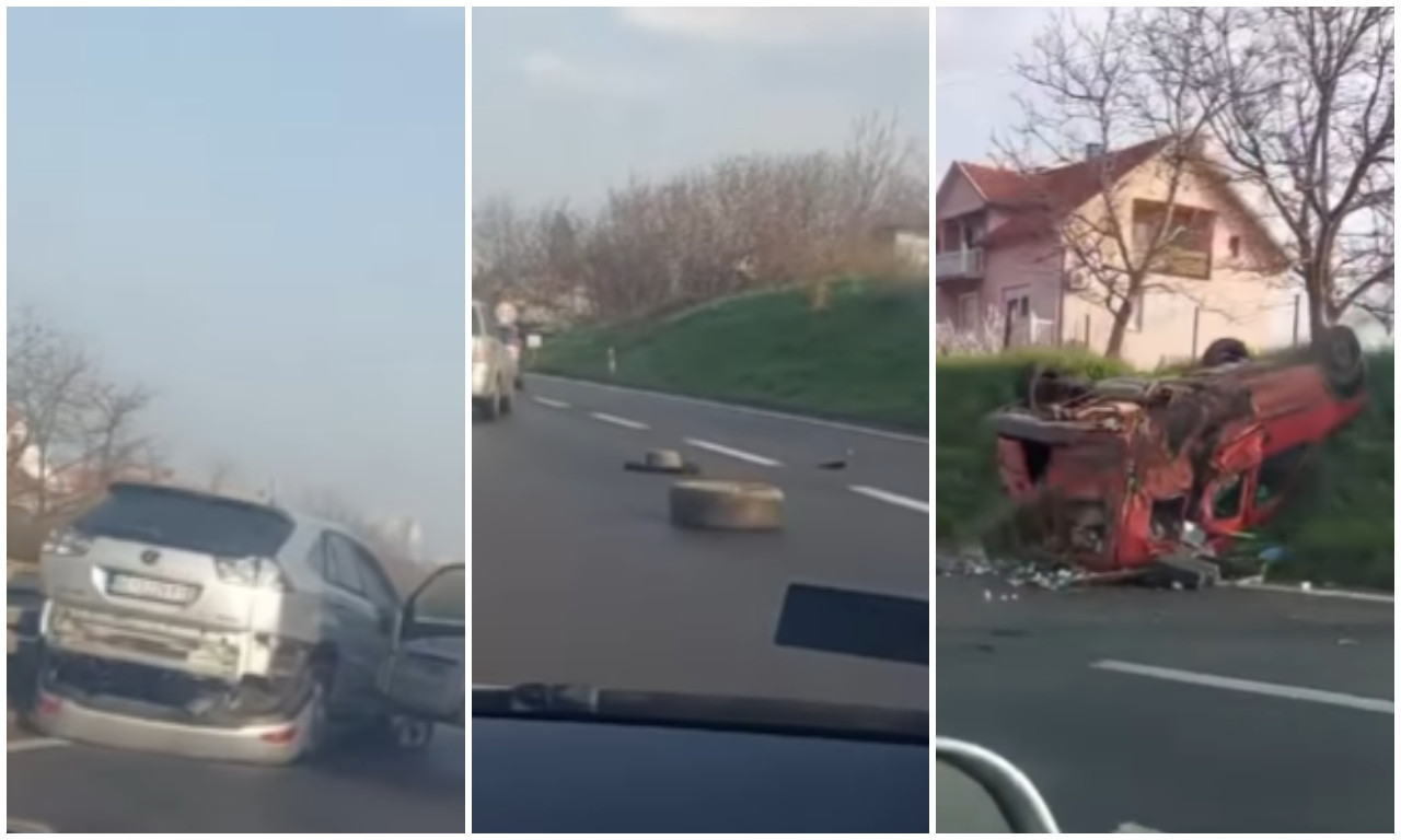 NESREĆA na auto-putu ka BEOGRADU: Dva automobila potpuno SMRSKANA, stvara se KOLAPS u SAOBRAĆAJU (VIDEO)