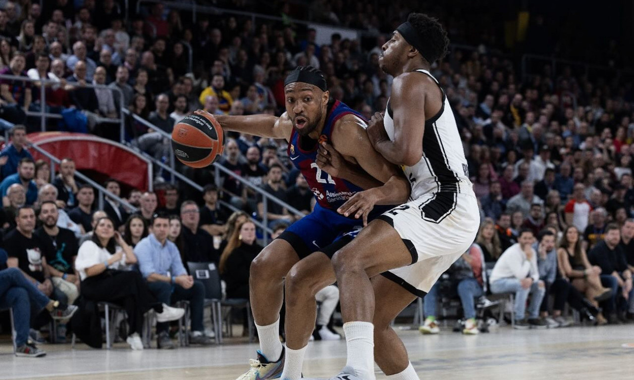 Partizan se držao do POSLEDNJE četvrtine, pa se POTPUNO RASPAO! Barselona UBEDLJIVO slavila!