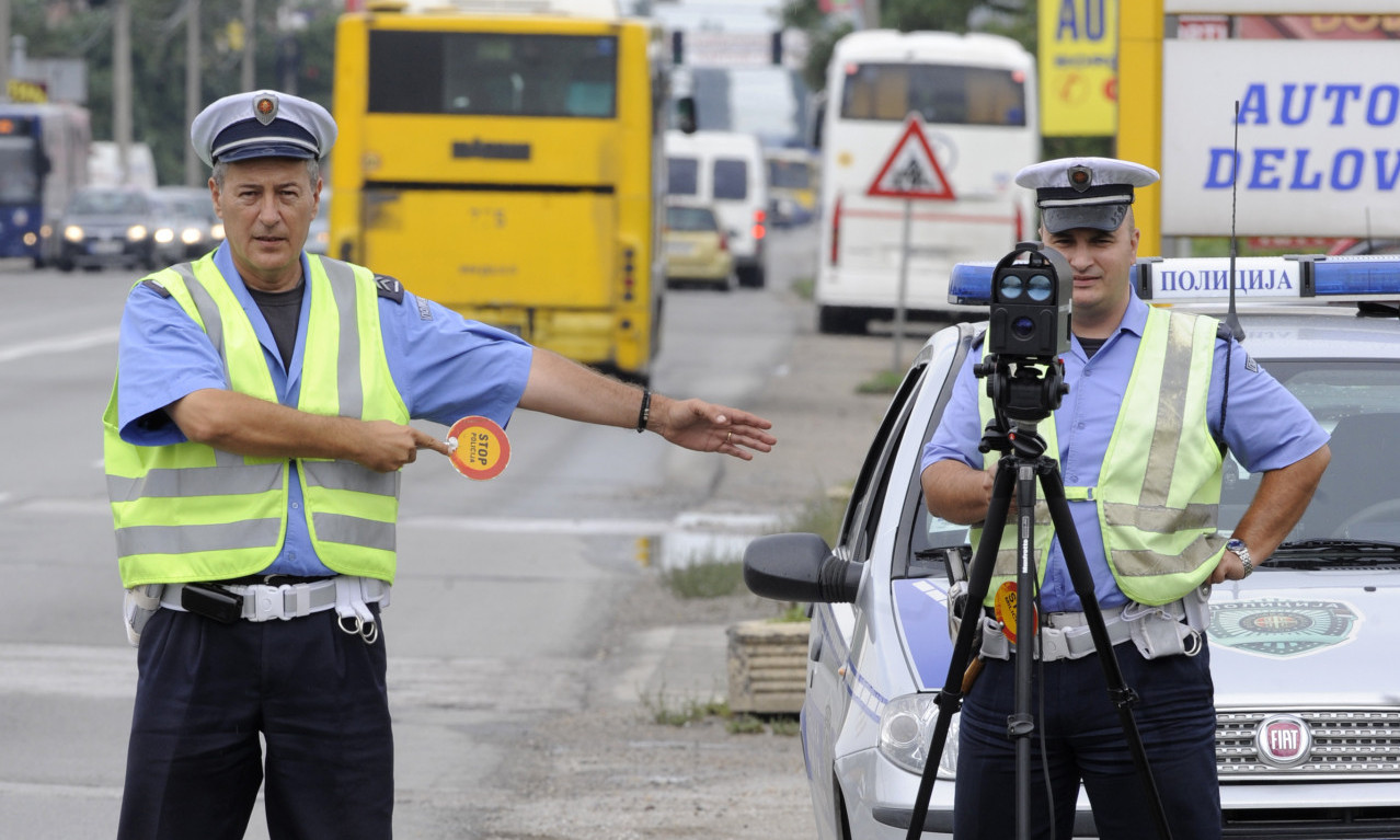 VOZAČI, OPREZ! 1. maja posebna KONTROLA SAOBRAĆAJA!Na ovim PUTEVIMA BRZINA će se meriti 24 sata BEZ PRESTANKA