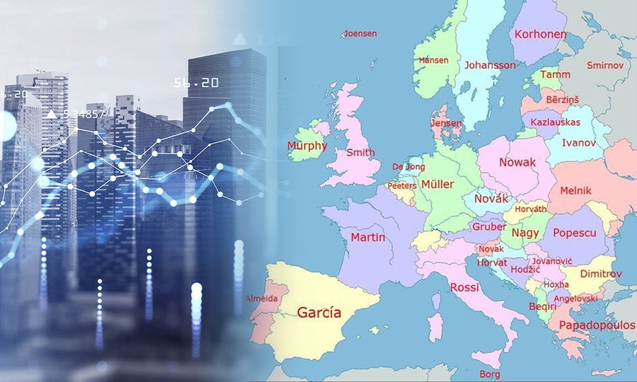 Objavljena mapa najčešćih PREZIMENA u Evropi, evo koje DOMINIRA u Srbiji