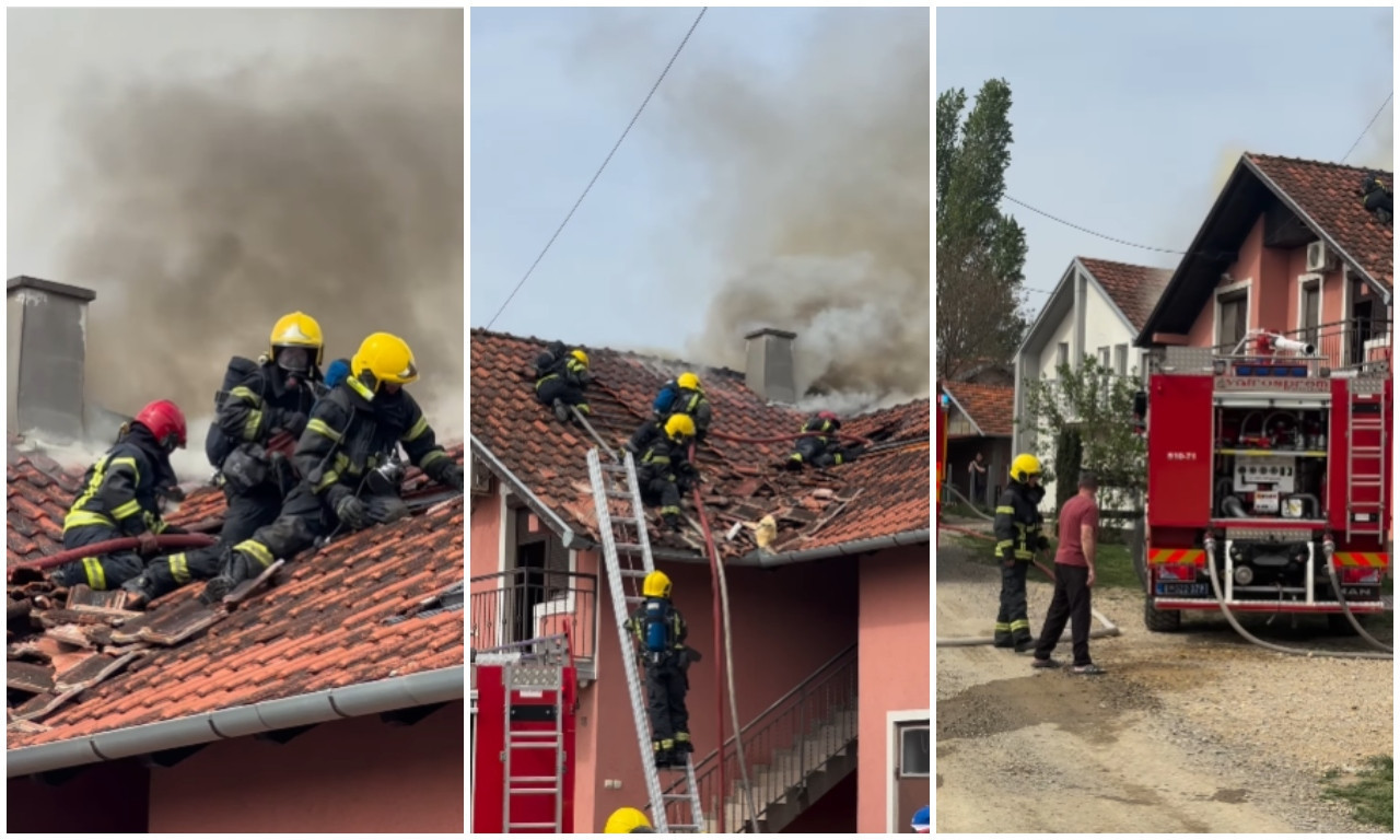 CRN DIM SE NADVIO NAD VETERNIKOM! Ogroman POŽAR guta PORODIČNU KUĆU: "Bilo je STRAŠNO i JEZIVO za gledati" (VIDEO)